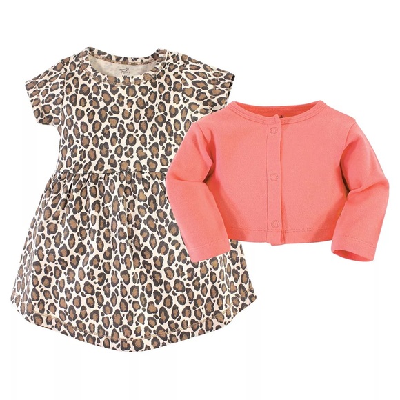 Leopard Dress and Cardigan, size 6-9 months - Picture 2 of 10